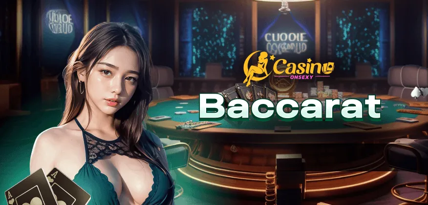 Hình ảnh bàn Baccarat với chip và thẻ bài, tượng trưng cho chiến lược nâng cao của 6bet login